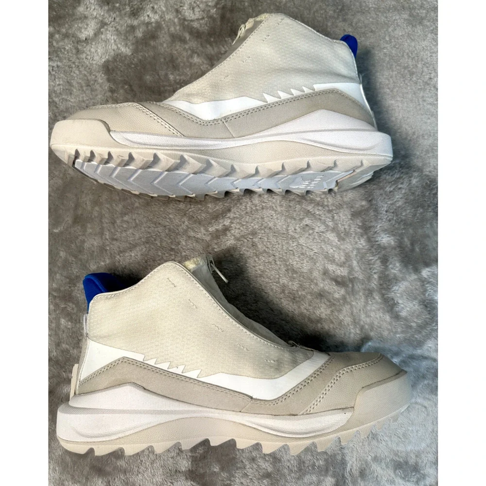 Sorel Out N About 718 Mid Sneakers White Chalk Blue Womens Size 8